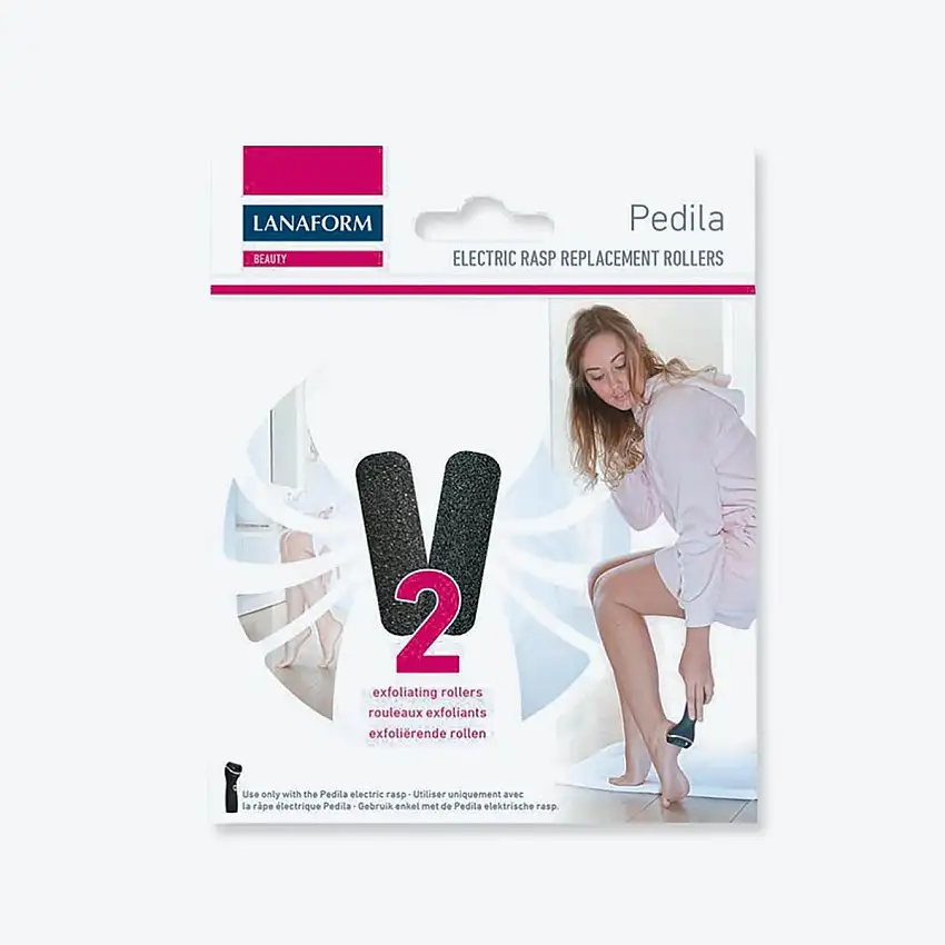 Rouleaux exfoliants - x2 - Râpe Pedila - Lanaform