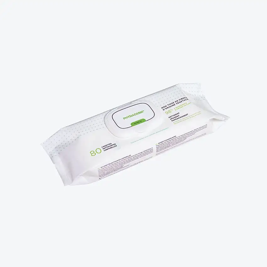 Lingettes nettoyantes - Physiaderm - Par 80 - Steridis