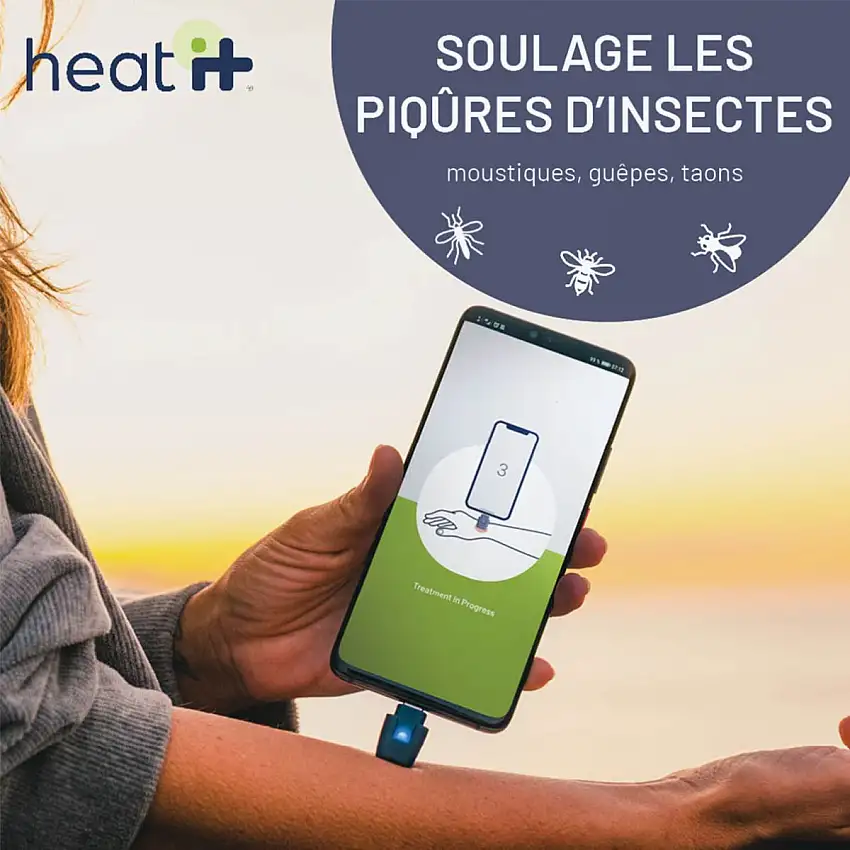 Traitement piqûres insectes - Pour iPhone - Heat It