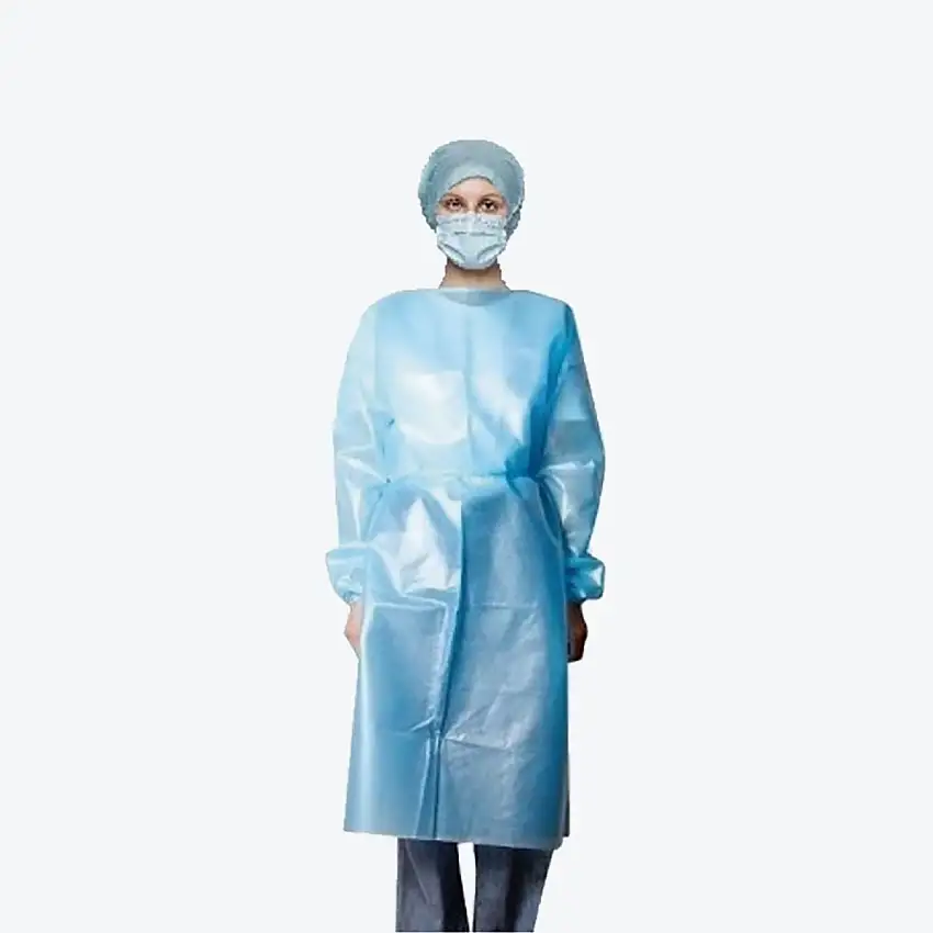 Blouse de protection - Non tissée - Bleue - Par 10 - Bienmed