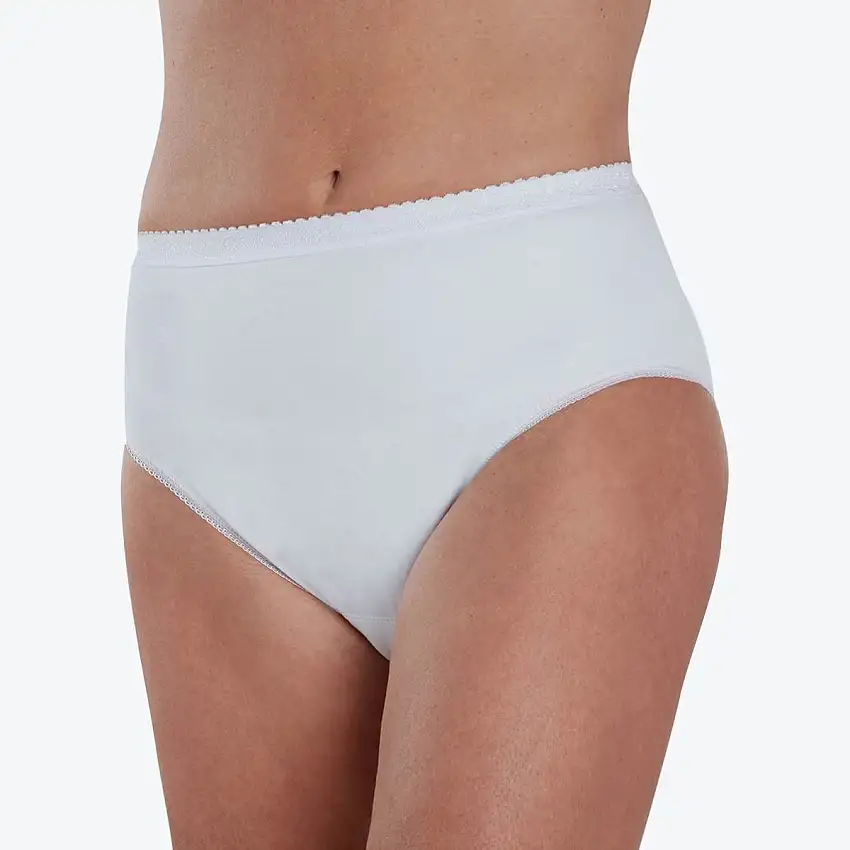 Culotte fuite urinaire - Intraversable - Lavable - Maxi - Blanc - Benefactor