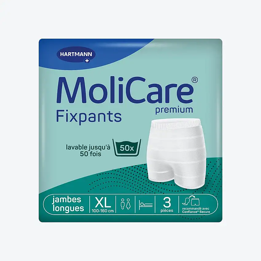 Slip de maintien - Molicare Premium Fixpants - XL - Par 3 - Hartmann