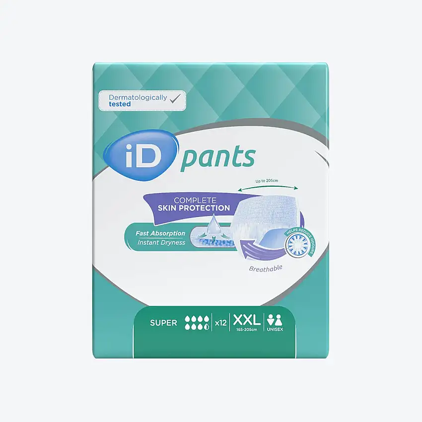 Culotte fuite urinaire - Super - 9,5 gouttes - XXL - Par 12 - iD
