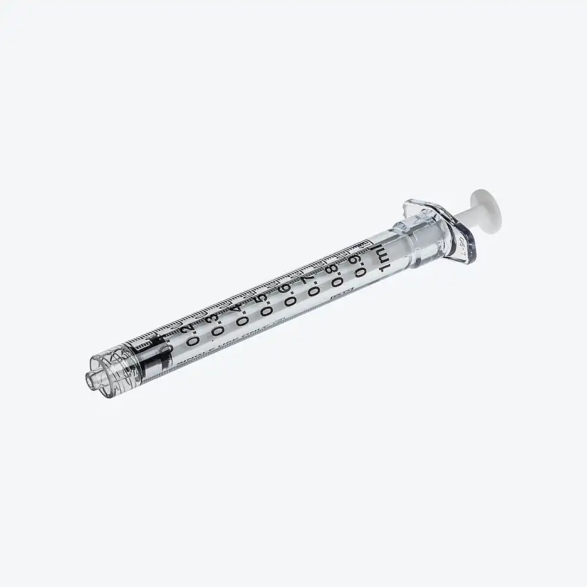 Seringue BD - Plastipak™ 1 ml - Luer Lock - Sans aiguille - BD