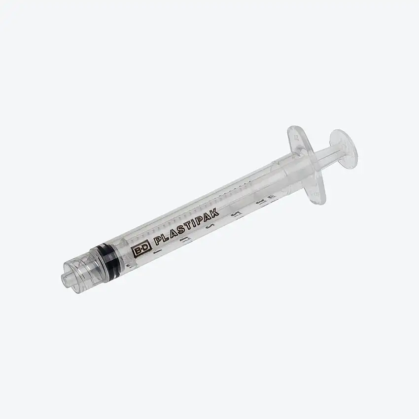 Seringue BD - Plastipak™ 3 ml - Embout centré Luer Lock - BD