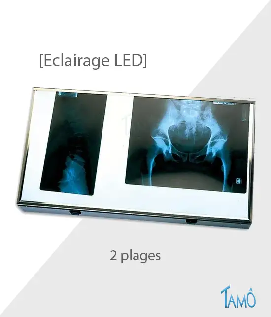 Négatoscope LED - Extra plat - 2 plages