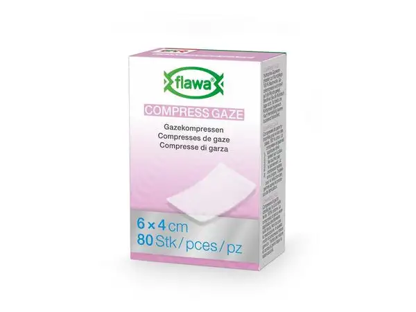 FLAWA Gazekompressen 4 x 6 cm