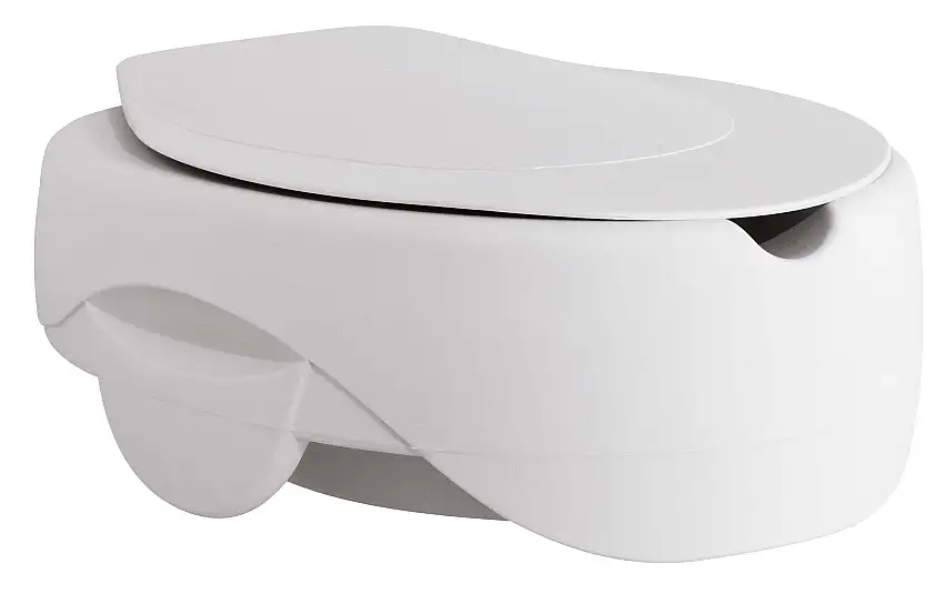 Foam toilet seat riser with lid - Joleti