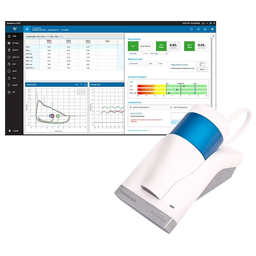 Spiromètre Pneumotrac 6800 avec logiciel Spirotrac 6