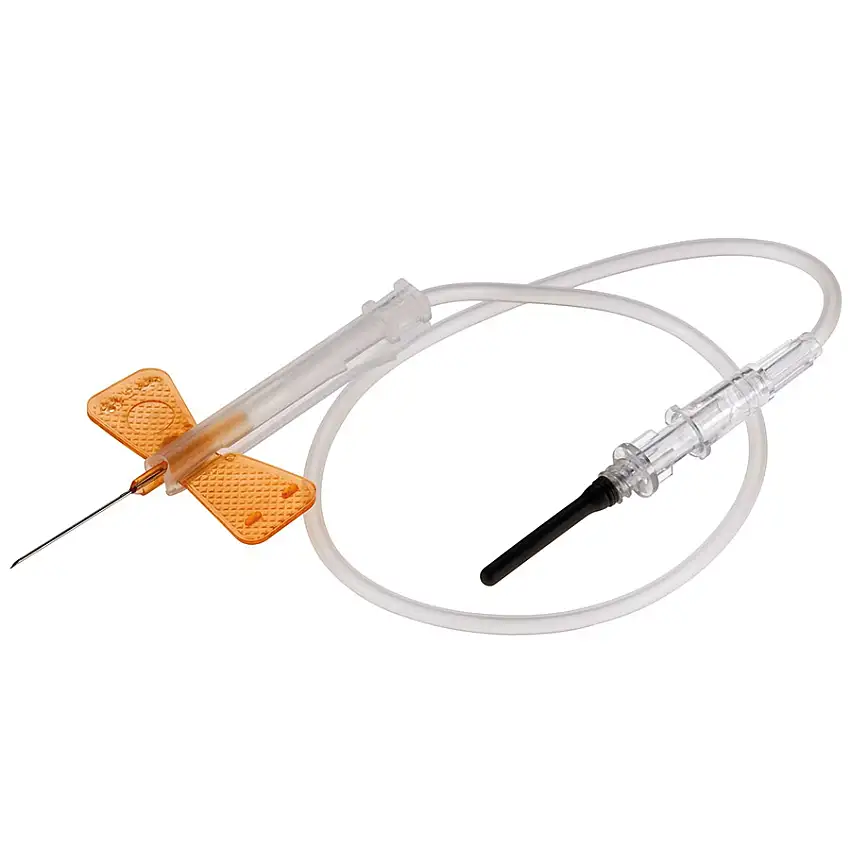 Unité de prélèvement à ailettes sécurisée Luer Unistick ShieldLock