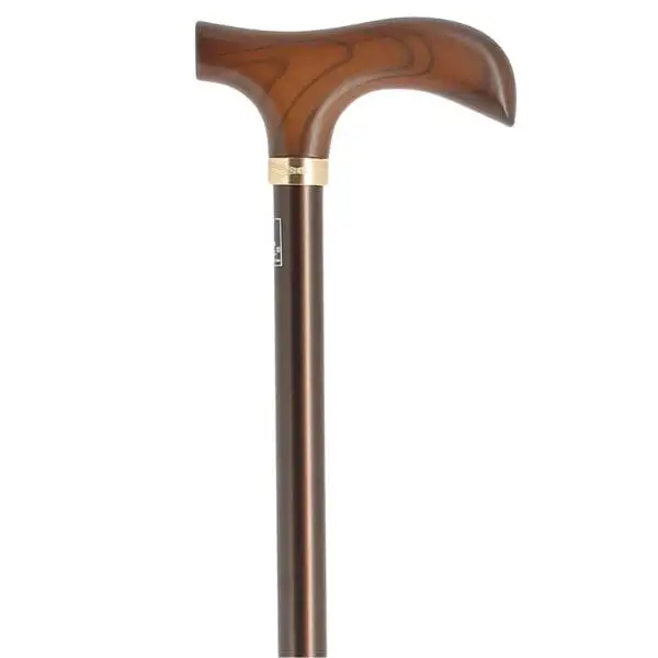 Canne réglable marron poignée en érable - Fayet