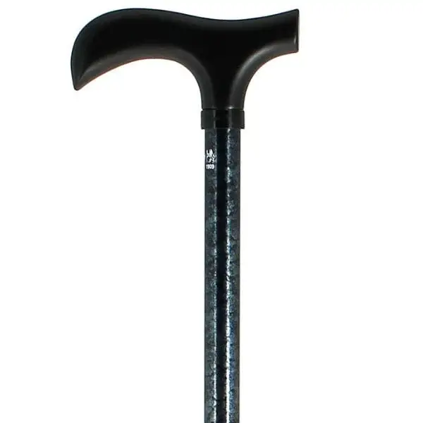 Canne réglable en aluminium gris marbré - Fayet