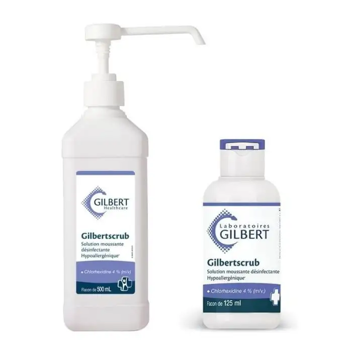 Savon antiseptique Scrub Gilbert 500ml avec pompe