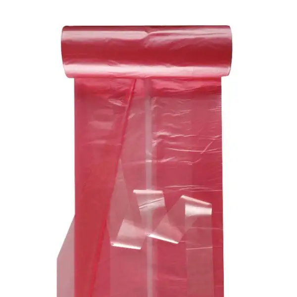 Sac hydrosoluble rouge eau chaude - Cristal hygiène