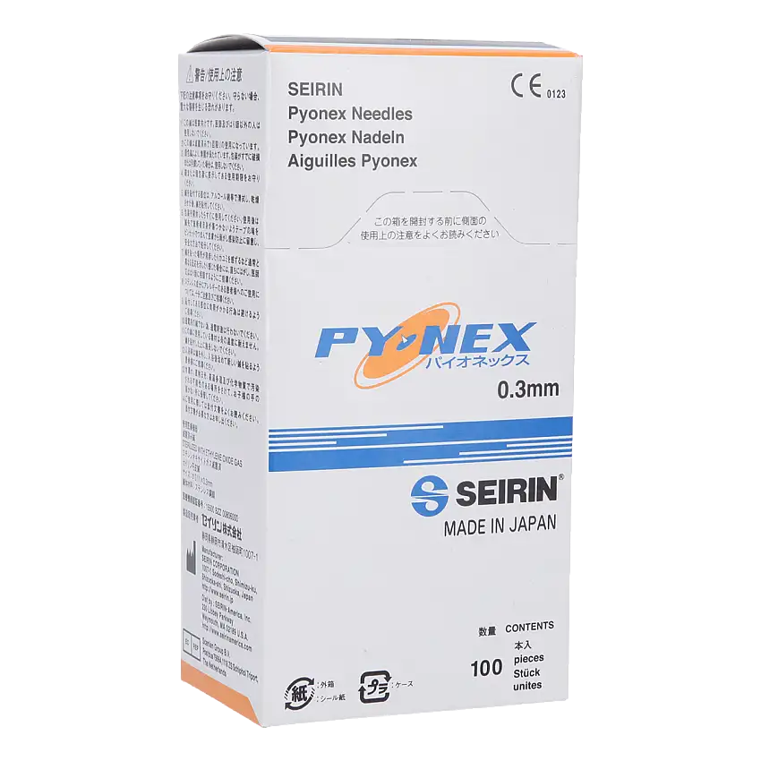 Seirin Aiguilles d'acupuncture New Pyonex 0,2 x 0,3 mm, orange