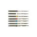 Forets Cyl.Con. Lg : 9,5 Mm - 1 Mm Violet 4pcs