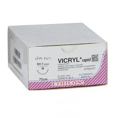 Vicryl Rapide 4-0 3/8 17Mm Tapercut 36pcs
