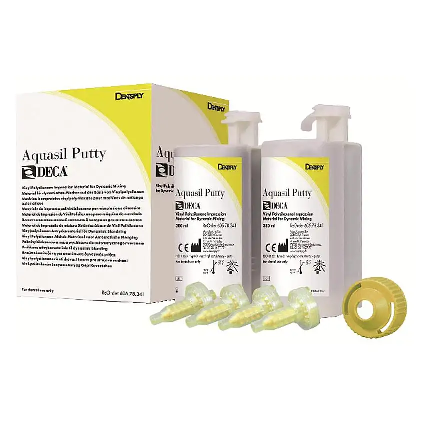 Aquasil Putty Deca Mixing Tips Jaune+Ring New