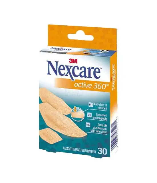 30 Pansements Assortis Anti-Choc