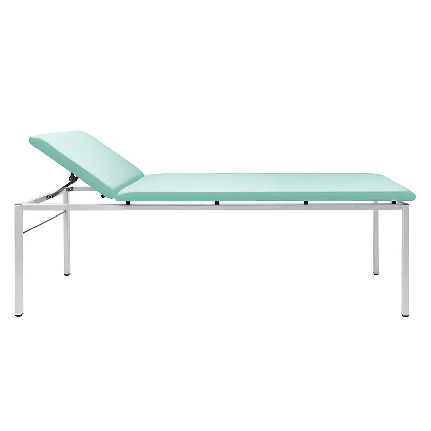 Sanarest Divan d'examen pour ECG Sanarest-Lux Revêtement blanc, Menthe pastel