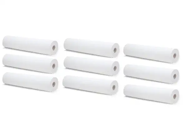 Meditrade Liegenabdeckung Ärztekrepp weiss, 60 cm, 9 Rollen