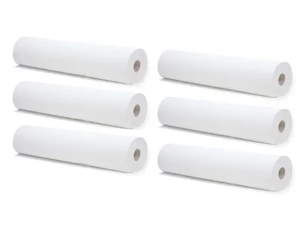 Meditrade Liegenabdeckung Ärztekrepp plastifiziert, 50 cm, 6 Rollen