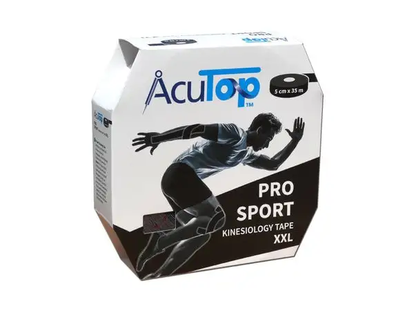 AcuTop Pro Sport Kinesiology Tape XXL schwarz, 5 cm x 35 m