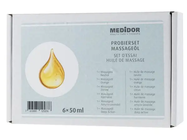 MEDiDOR Probierset Öle 6 x 50 ml