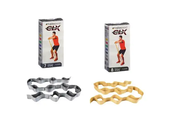 Thera-Band CLX Fitness-Band 2er Set, extra stark & super stark