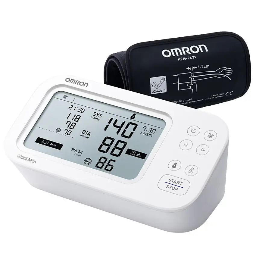 Tensiomètre électronique à bras Omron M6 Comfort AFIB
