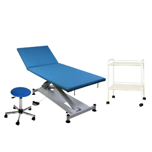 Pack divan d'examen Roye, tabouret et guéridon – Vog Medical
