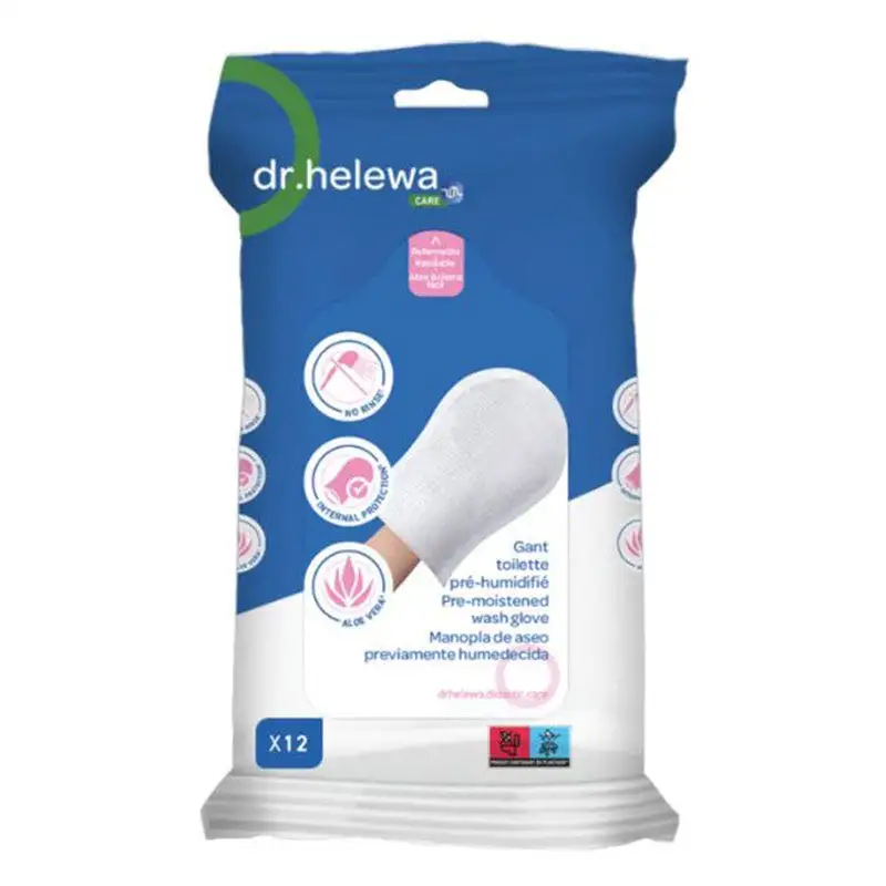 Gant de toilette pré humidifié - Aqua