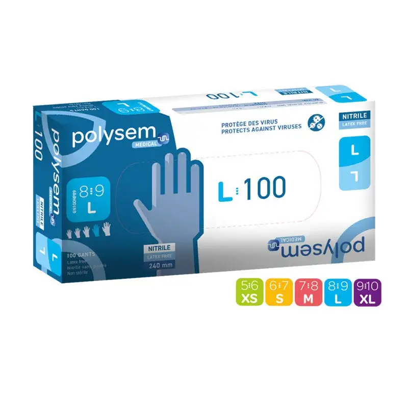 Gant nitrile non poudré - Didactic