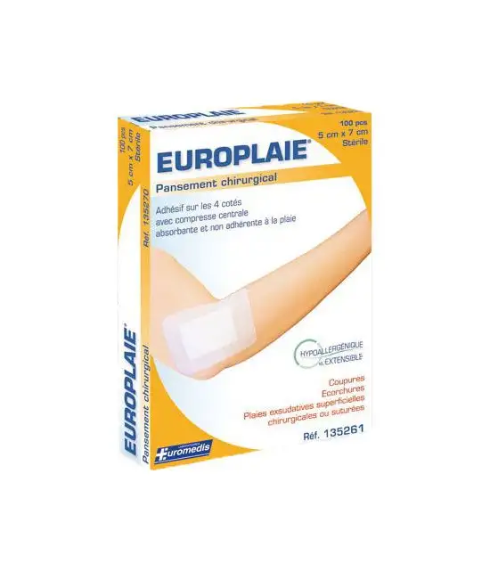 50 Pansements stériles 10cm x 8cm