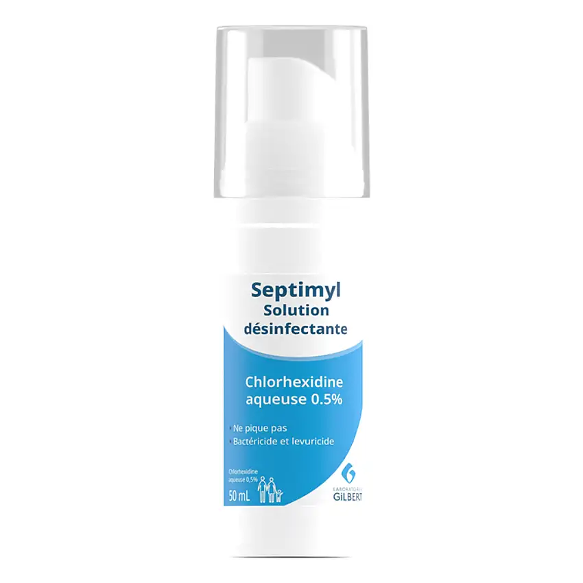 Spray désinfectant Chlorhexidine 0,5% Septimyl - 50 ml