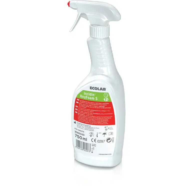 Nettoyant désinfectant Incidin OxyFoam S - spray de 750 ml