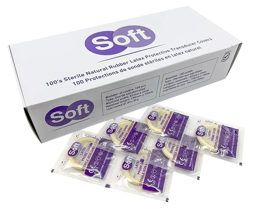Protection de sondes stérile, latex, non lubrifiée - Boîte de 100