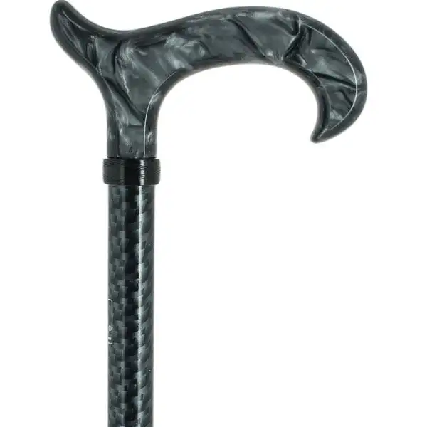 Canne réglable en aluminium motif quadrillés - Fayet