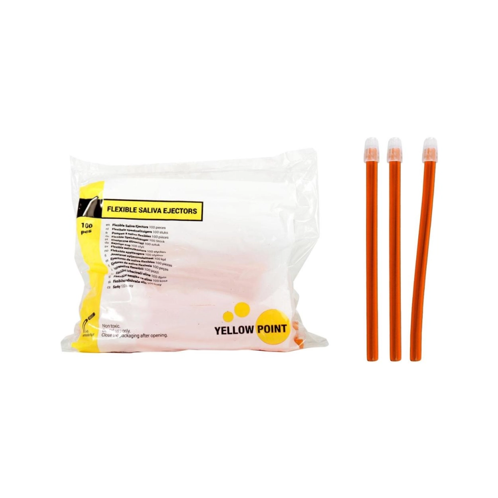 Y.P. Pompes à salive orange 100 pcs