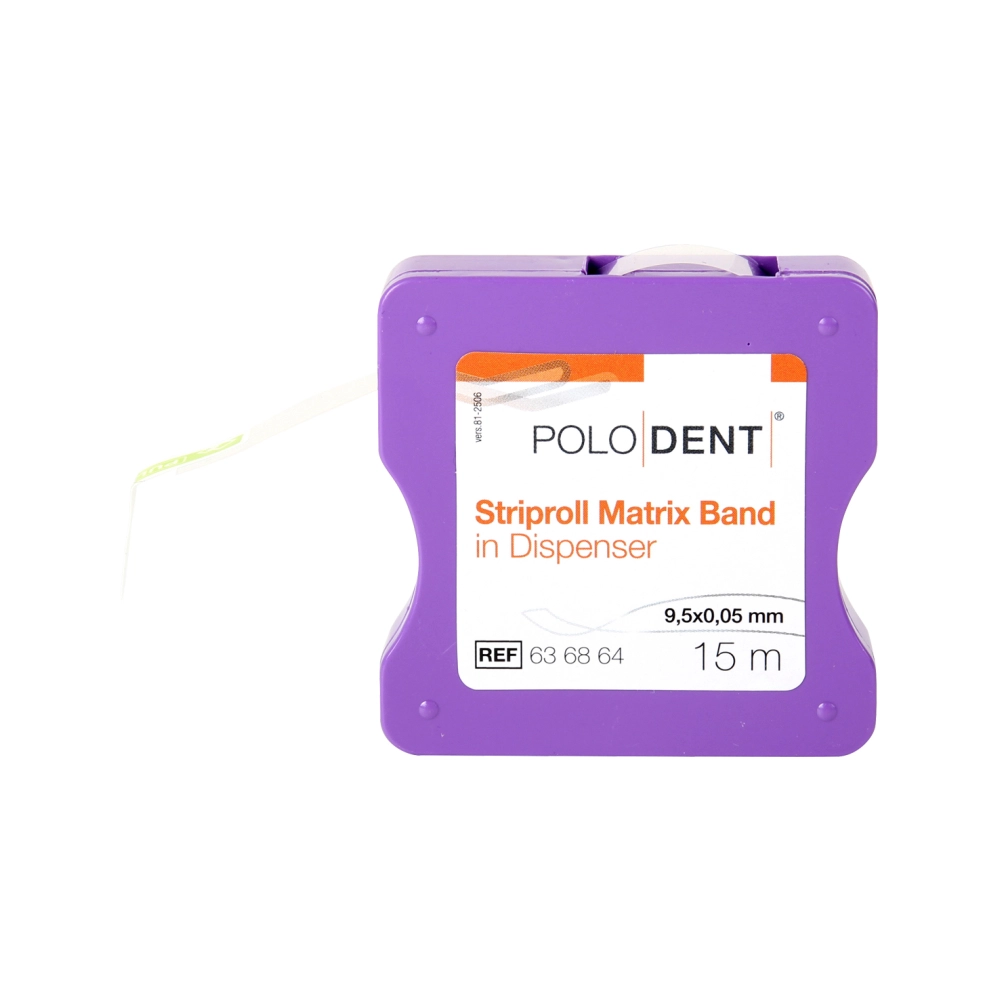 PoloDent Striproll rouleau de matrices transparent 9,5x0,05 mm 15 mètres