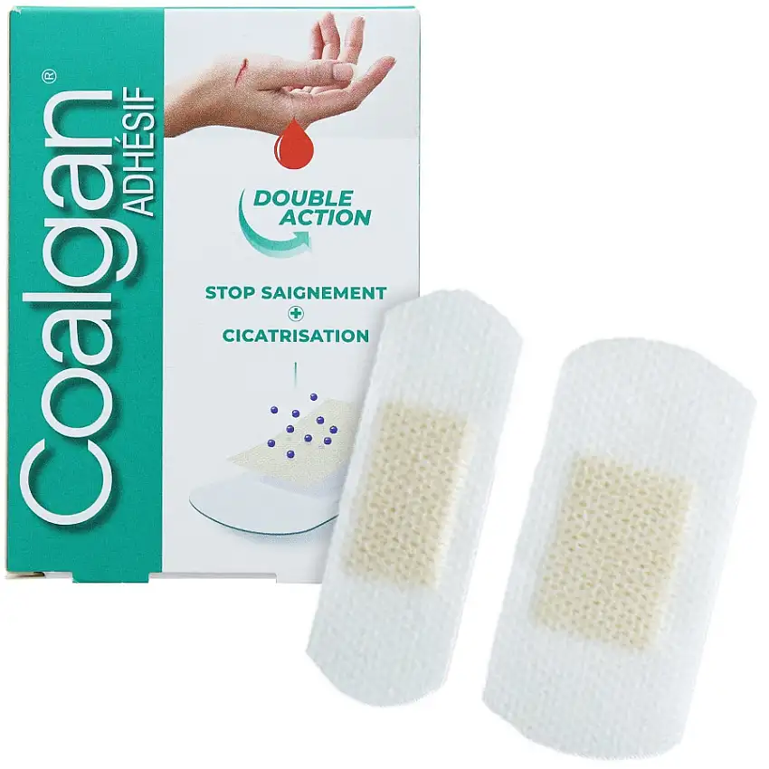 Pansement hémostatique Coalgan - Boite de 12