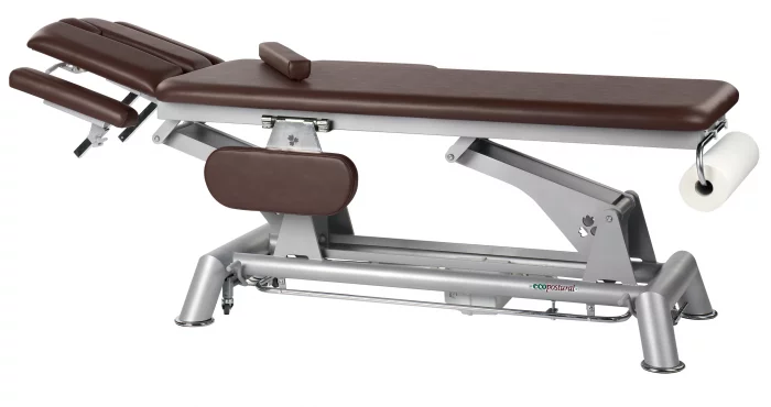 Table ostéopathie électrique barre périphérique Ecopostural C5944 avec accoudoirs
