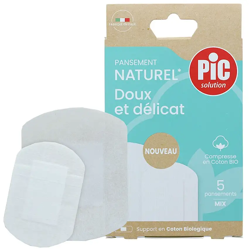 Pansement naturel coton bio Mix (boite de 5 ou 30)