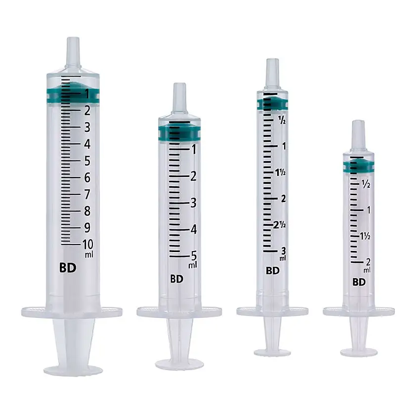 Seringue hypodermique 3 pièces sans aiguille - BD Emerald