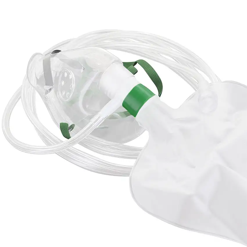 Masque à oxygène à haute concentration avec tubulure