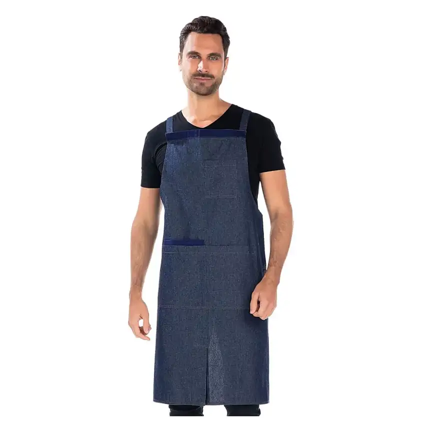 Pistachio - Apron - Sleeveless - Unisex - 95 cm - One size fits all / Black / Taupe Twill