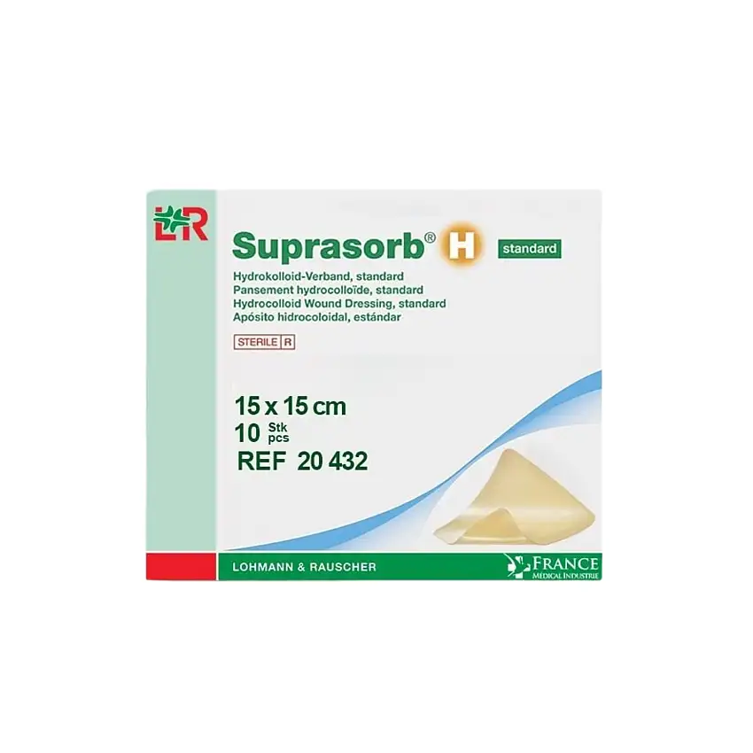 SUPRASORB H Hydrocolloid Standard Dressing 15X15cm