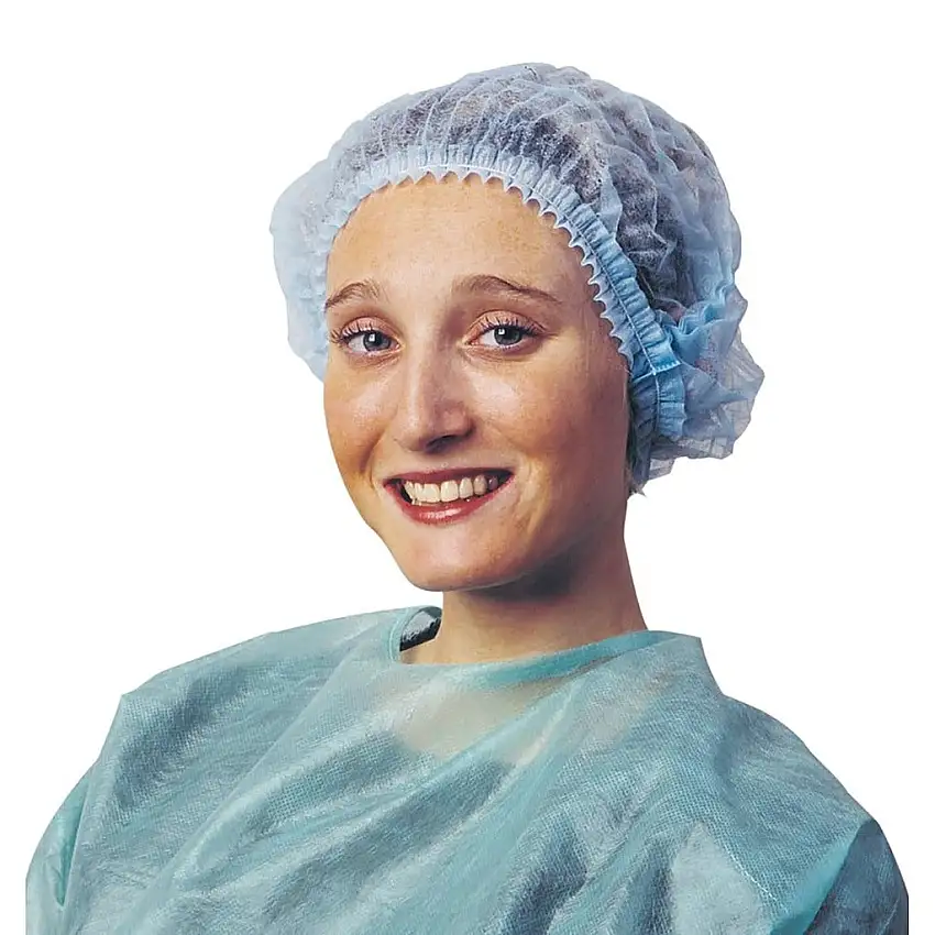 Charlotte à clip blanche non tissée