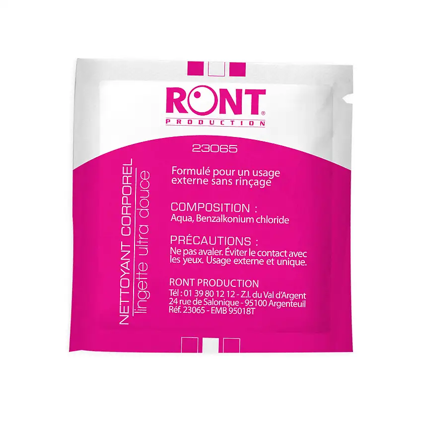 Body Cleansing Wipes X 250 - Ront