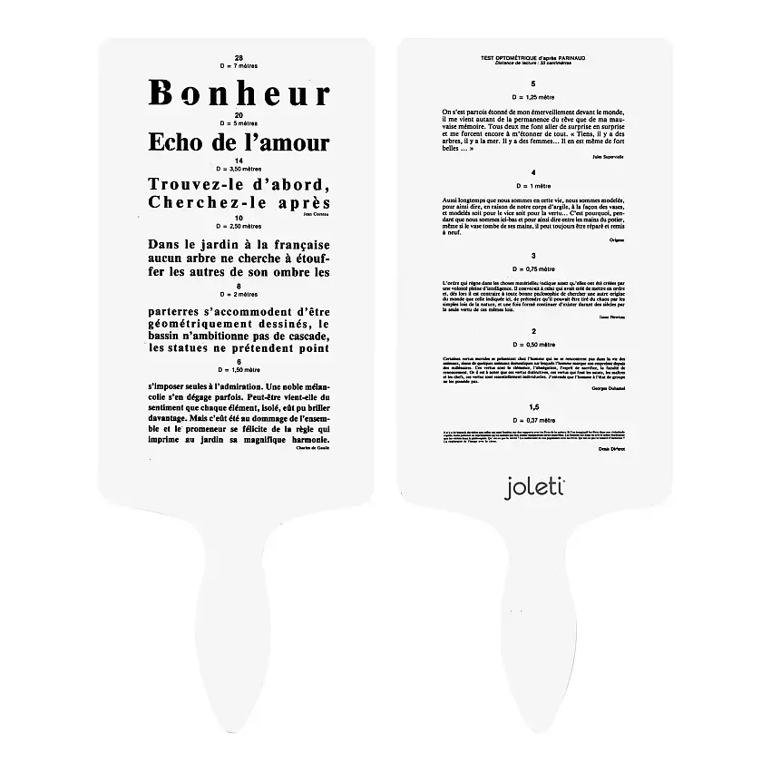 Parinaud Recto Verso Hand Ladder (2 models) - JOLETI - Letter